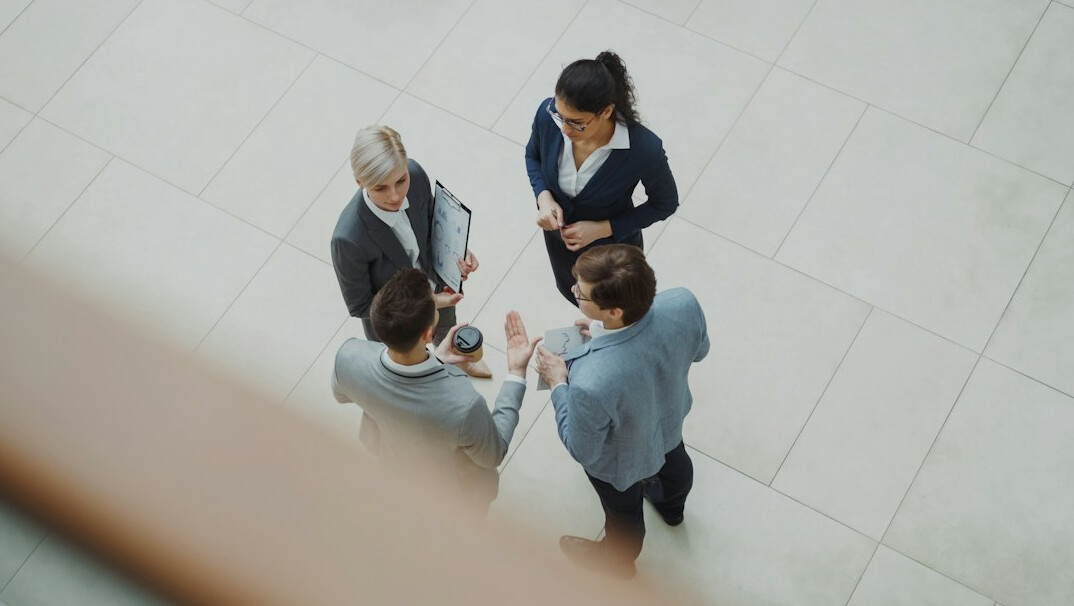 business team discussing