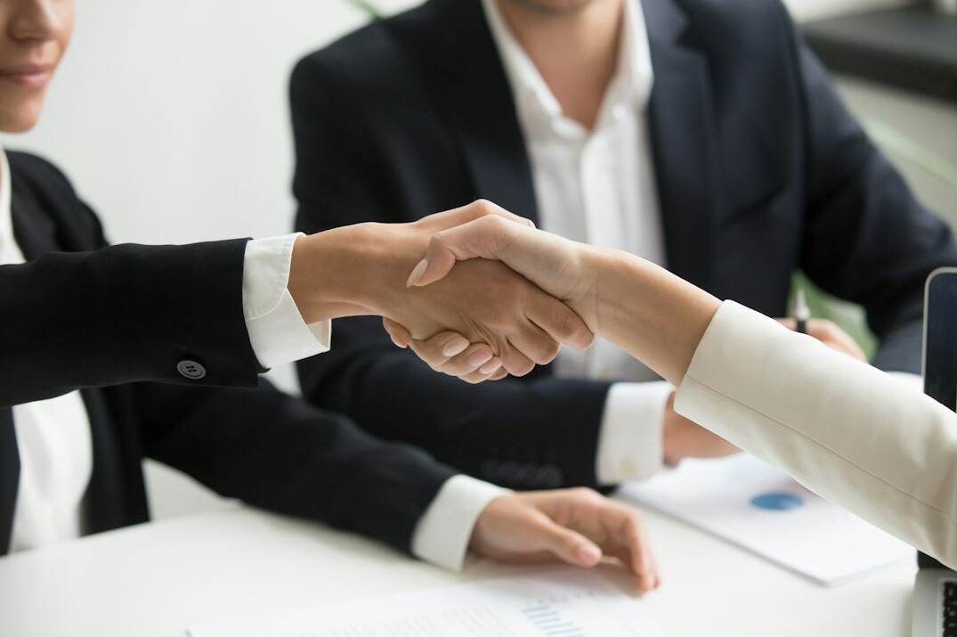 person practicing negotiation